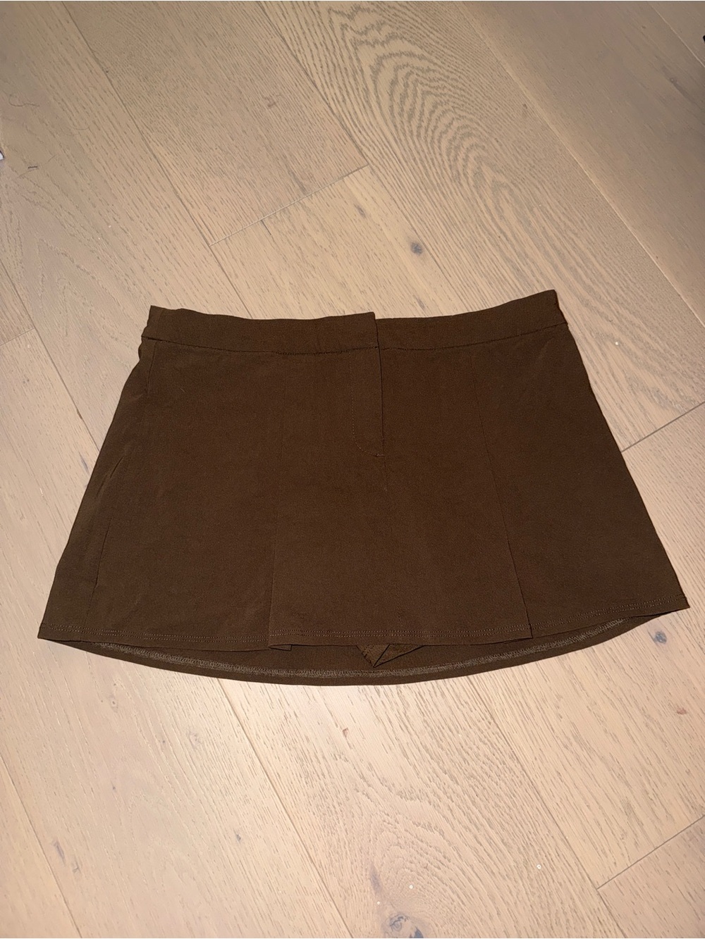 Garage Brown Mini Skirt